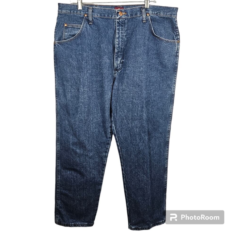 Wrangler Men's 3K Relaxed Fit Stonewashed Jeans Size 40 x 30